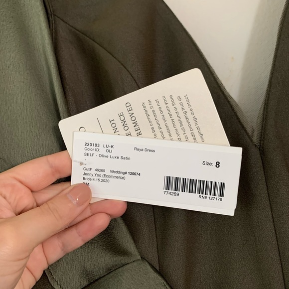 NWT BHLDN Jenny Yoo bridesmaid dress - Picture 8 of 10